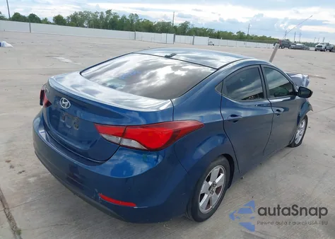 2014 Hyundai Elantra Se from USA, damaged, VIN KMHDH4AE0EU163187